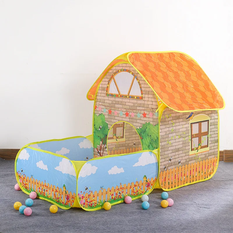 Kids Outdoor Play Tent - Portable Folding Kids Play Tent House