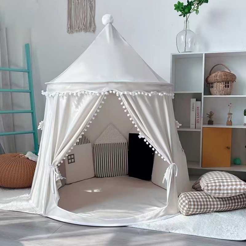 Kids Outdoor Play Tent - Large Teepee Tent for Kids Folding