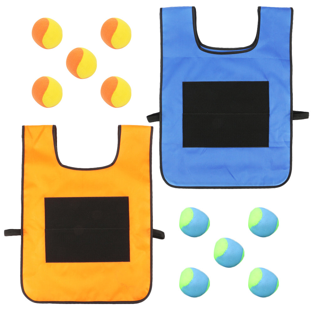 Kids Outdoor Fun - 2Sets Children Sticky Ball Vest Creative