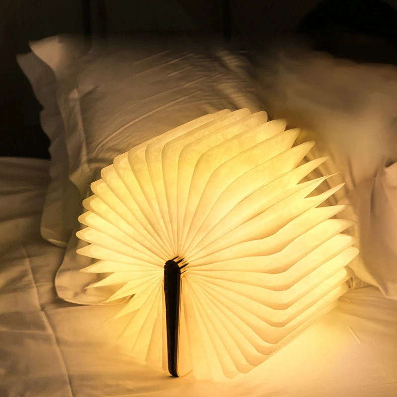 3D Folding Creative LED Night  - Kids Outdoor Wooden Table ulasan dan harga