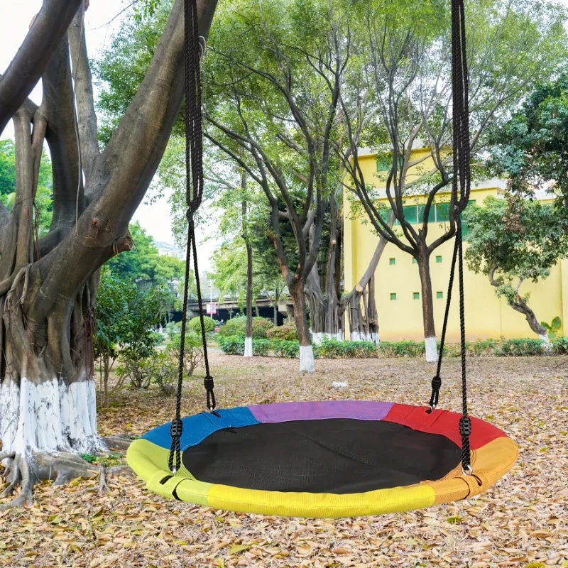 Circular Oxford Net Canvas Kid - Kids Outdoor Hammock Swing ulasan dan harga