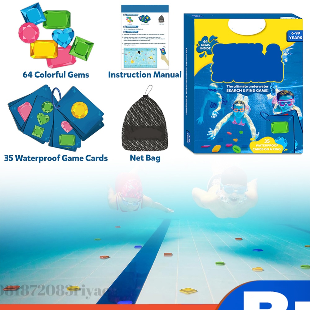 Skillmatics Pool Toys & 64 Col - Kids Outdoor Learning Activities ulasan dan harga