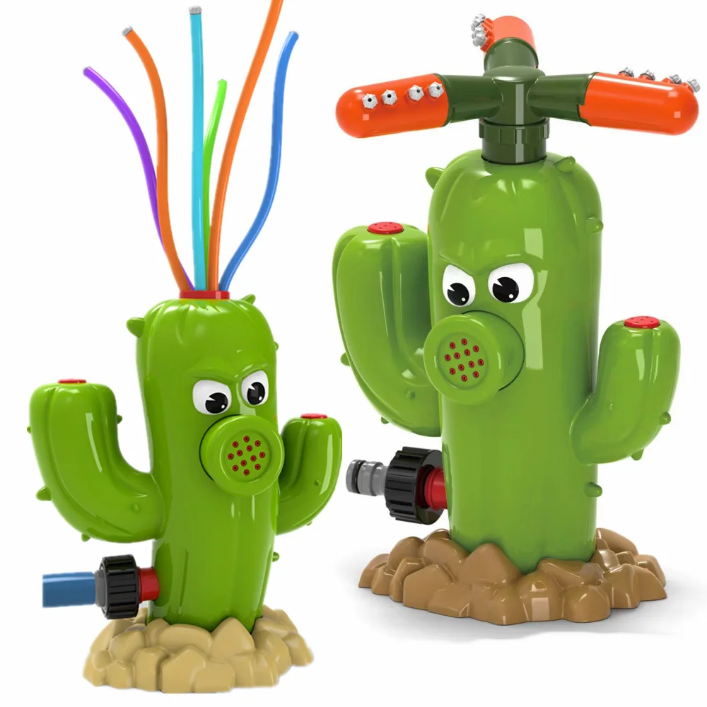 Water Spray Toy Cactus Sprinkl - Kids Outdoor Yard ulasan dan harga