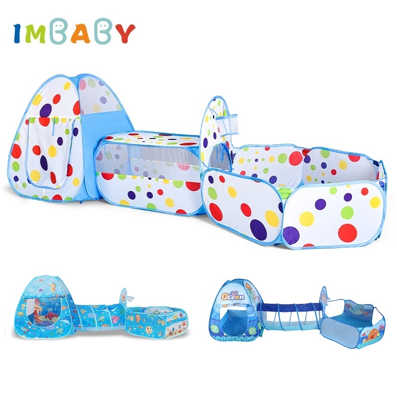 IMBABY 3 in 1 Ball Pool Foldin - Kids Outdoor Play Tent ulasan dan harga
