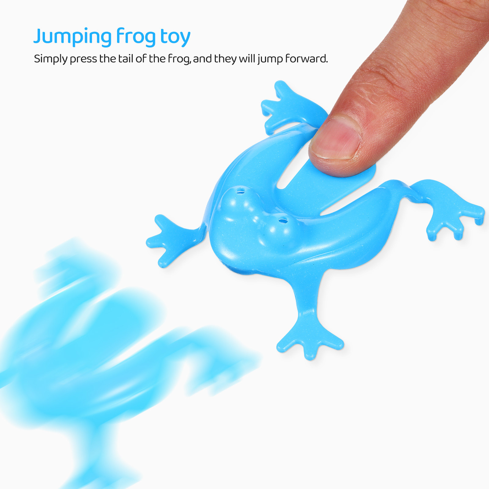 16Pcs Jumping Frog Assorted Co - Kids Outdoor Jumping Toys ulasan dan harga