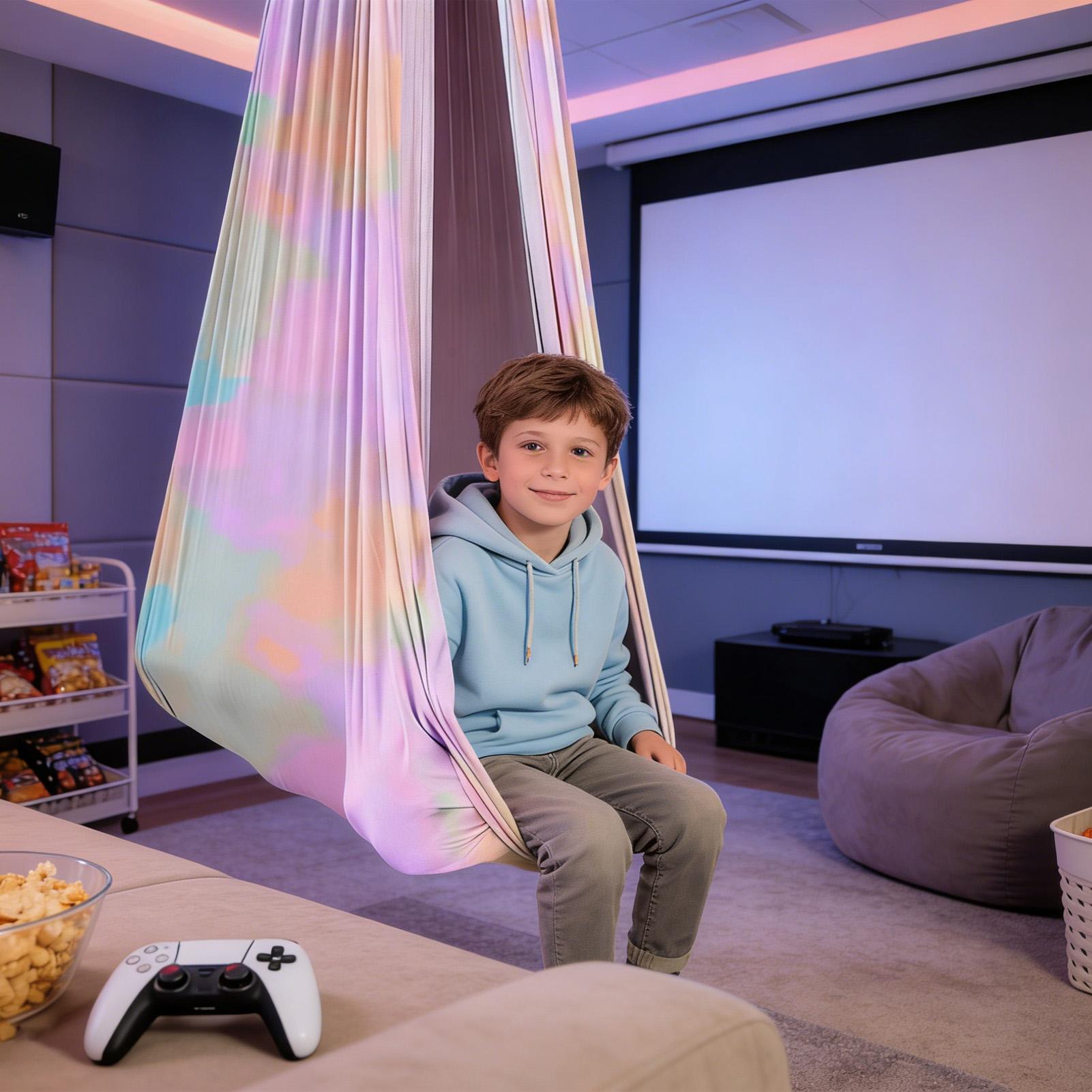 Kids Swing Strong Load-Bearing - Kids Outdoor Hammock Swing ulasan dan harga