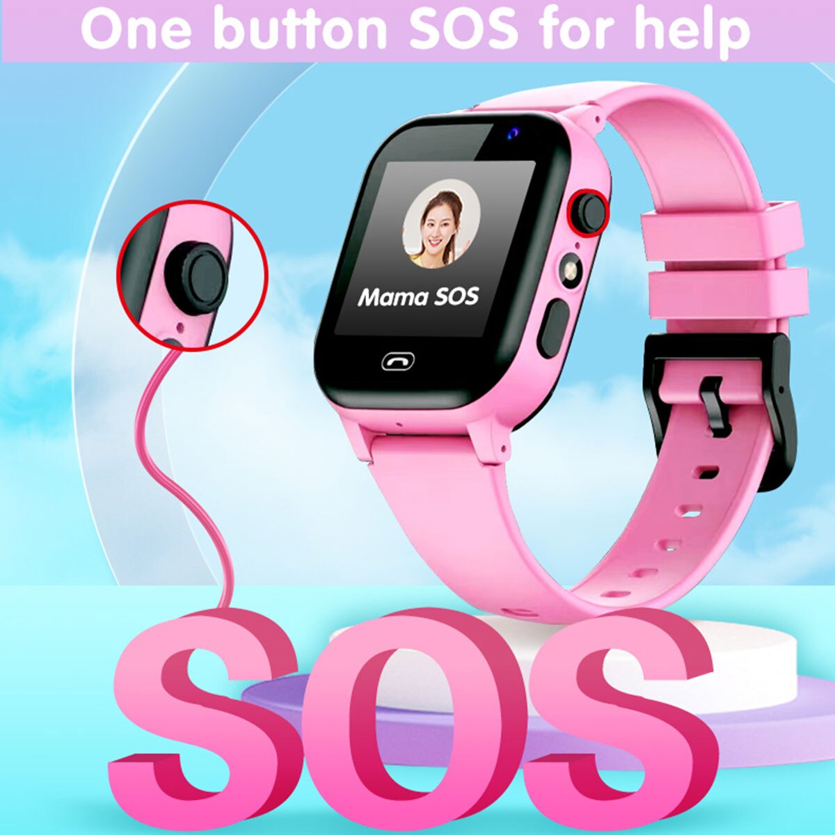 Kids Smart Watch SOS Call Outd - Kids Outdoor Music ulasan dan harga