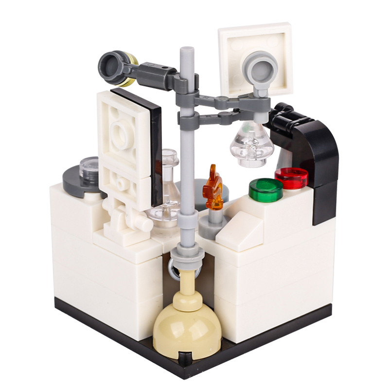 MOC City Laboratory Lab Buildi - Lego Set Creator ulasan dan harga