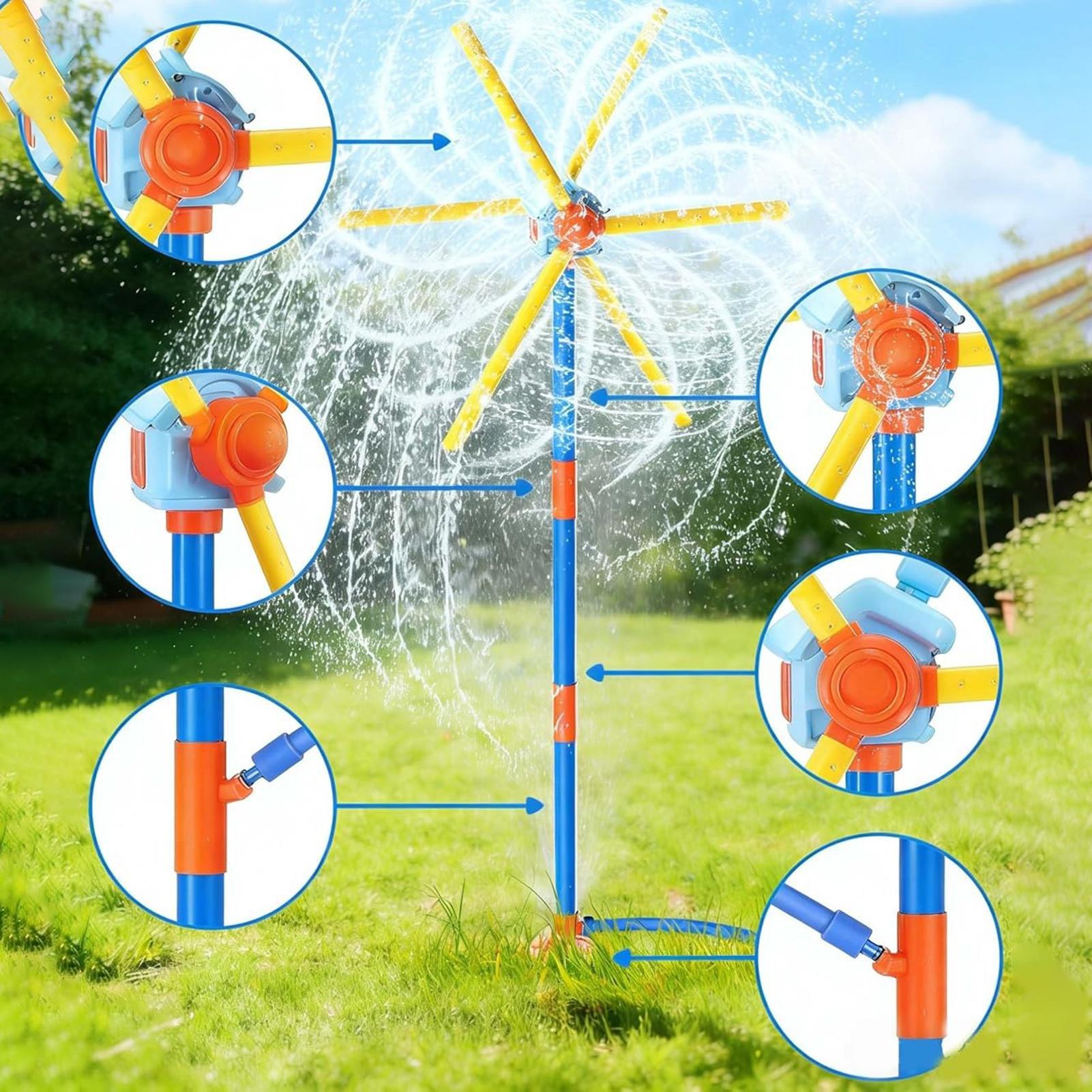Kids Sprinkler Windmill Fun Sp - Kids Outdoor Yard ulasan dan harga