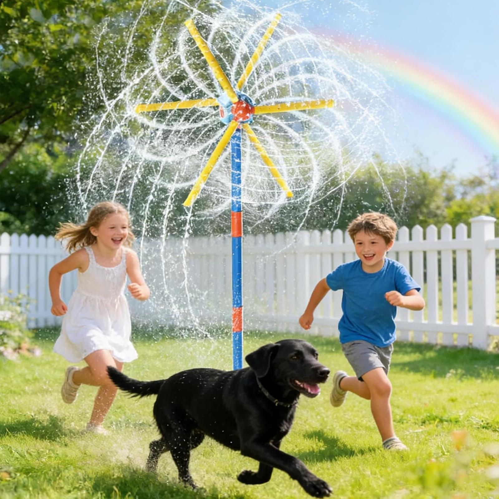 Kids Sprinkler Windmill Fun Sp - Kids Outdoor Yard ulasan dan harga
