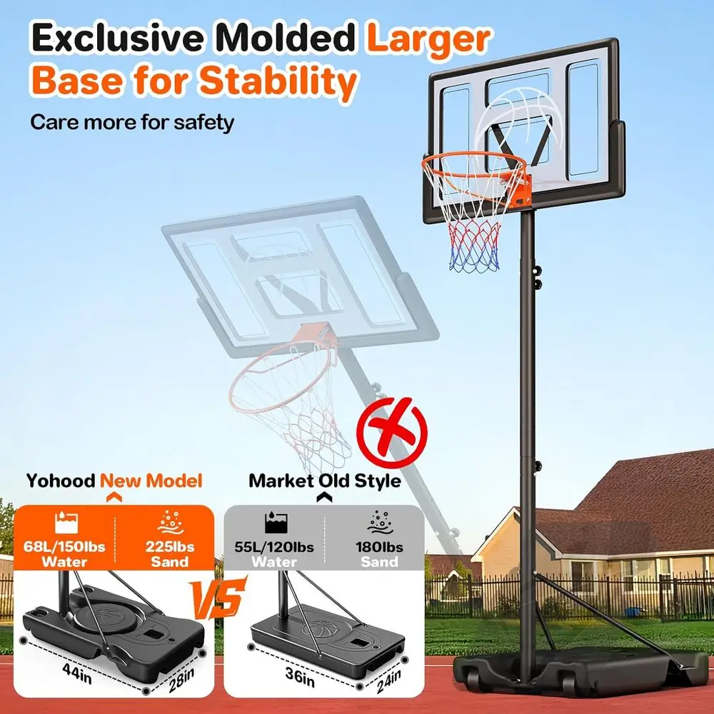 Adjustable Portable Outdoor Ba - Kids Outdoor Basketball Hoop ulasan dan harga