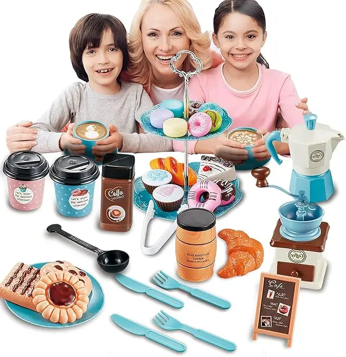 Pretend Play Simulation Coffee - Kids Outdoor Kitchen Diy ulasan dan harga
