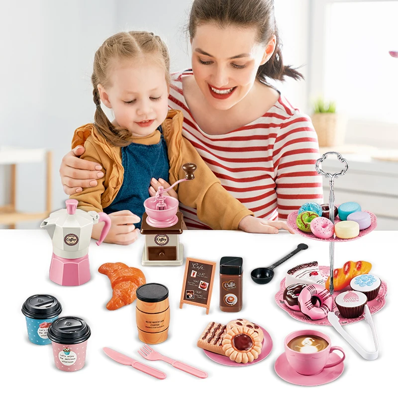 Pretend Play Simulation Coffee - Kids Outdoor Kitchen Diy ulasan dan harga