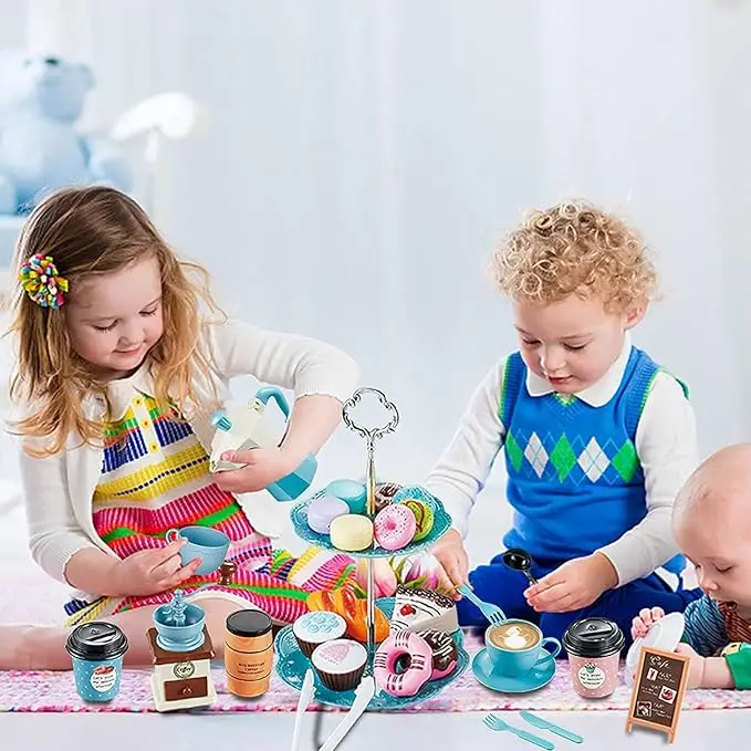 Pretend Play Simulation Coffee - Kids Outdoor Kitchen Diy ulasan dan harga