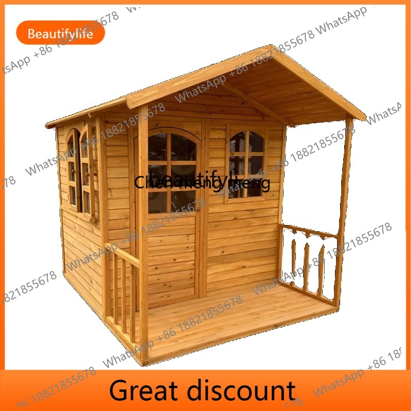 Wooden Kids Play House Large O - Kids Outdoor Treehouse ulasan dan harga