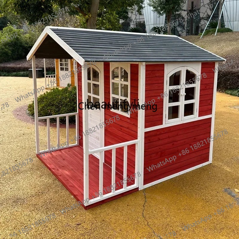 Wooden Kids Play House Large O - Kids Outdoor Treehouse ulasan dan harga