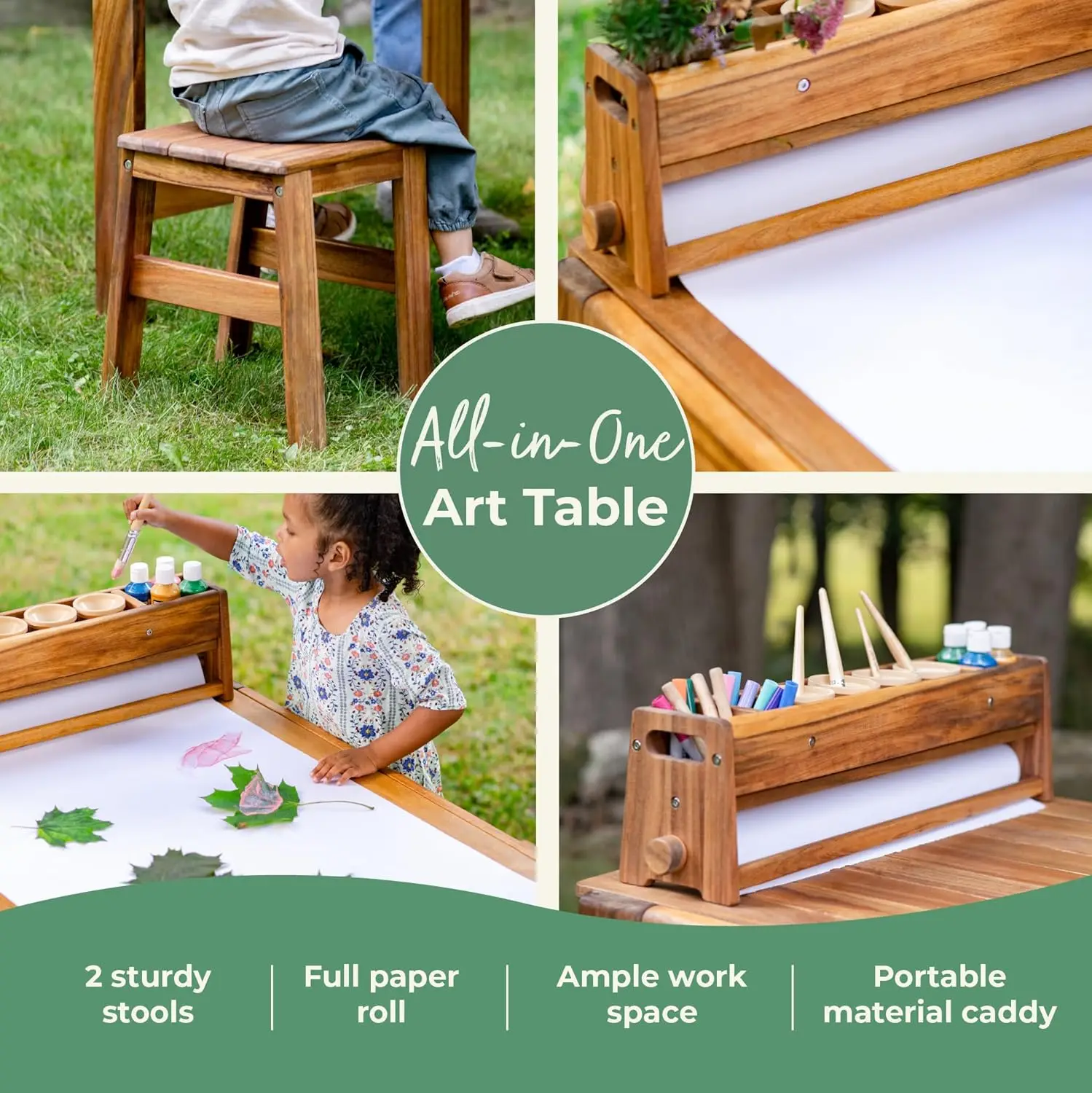 Acadia Outdoor Art Table and S - Kids Outdoor Table And Chair Set ulasan dan harga