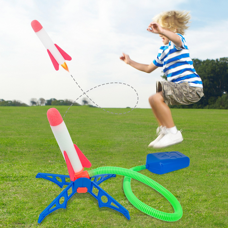 Kids Foot Pedal Air Pump Rocke - Kids Outdoor Jumping Toys ulasan dan harga