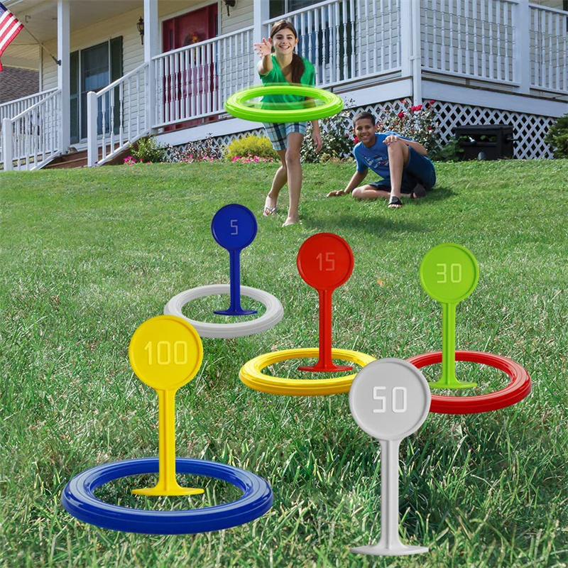 Plastic Ring Toss Game for Kid - Kids Outdoor Yard ulasan dan harga