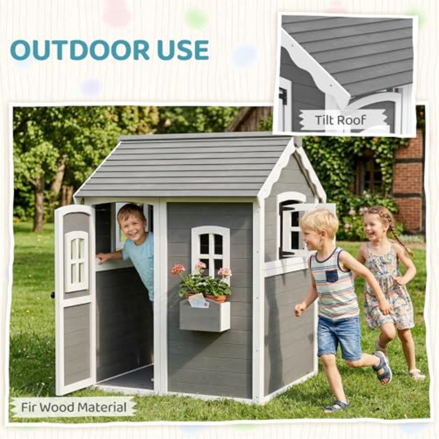 Outdoor wooden playhouse for k - Kids Outdoor Playhouse ulasan dan harga