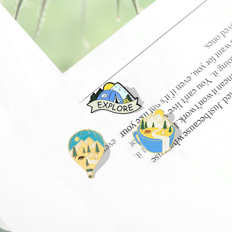 Camping Adventure Enamel Pins  - Kids Outdoor Gifts ulasan dan harga