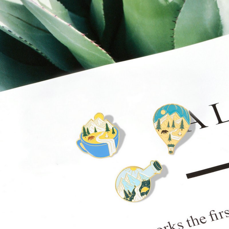 Camping Adventure Enamel Pins  - Kids Outdoor Gifts ulasan dan harga