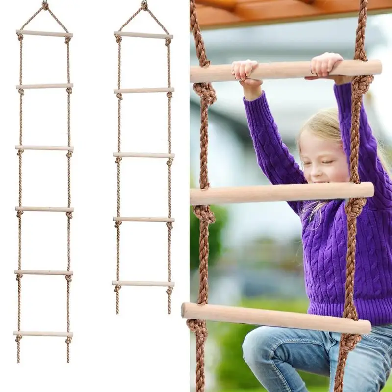 Kids Wooden Ladder Outdoor Act - Kids Outdoor Ladder ulasan dan harga