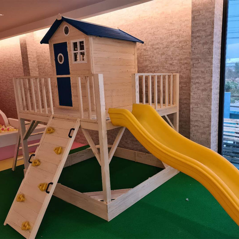 Kids log , large play house, t - Kids Outdoor Treehouse ulasan dan harga