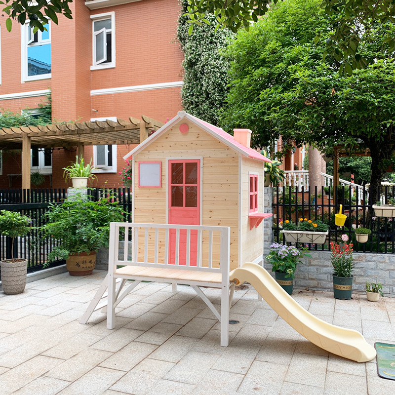 Kids log , large play house, t - Kids Outdoor Treehouse ulasan dan harga