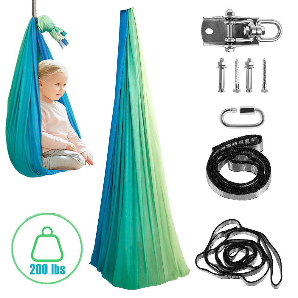 Kids Sensory Swings Double Lay - Kids Outdoor Hammock Swing ulasan dan harga