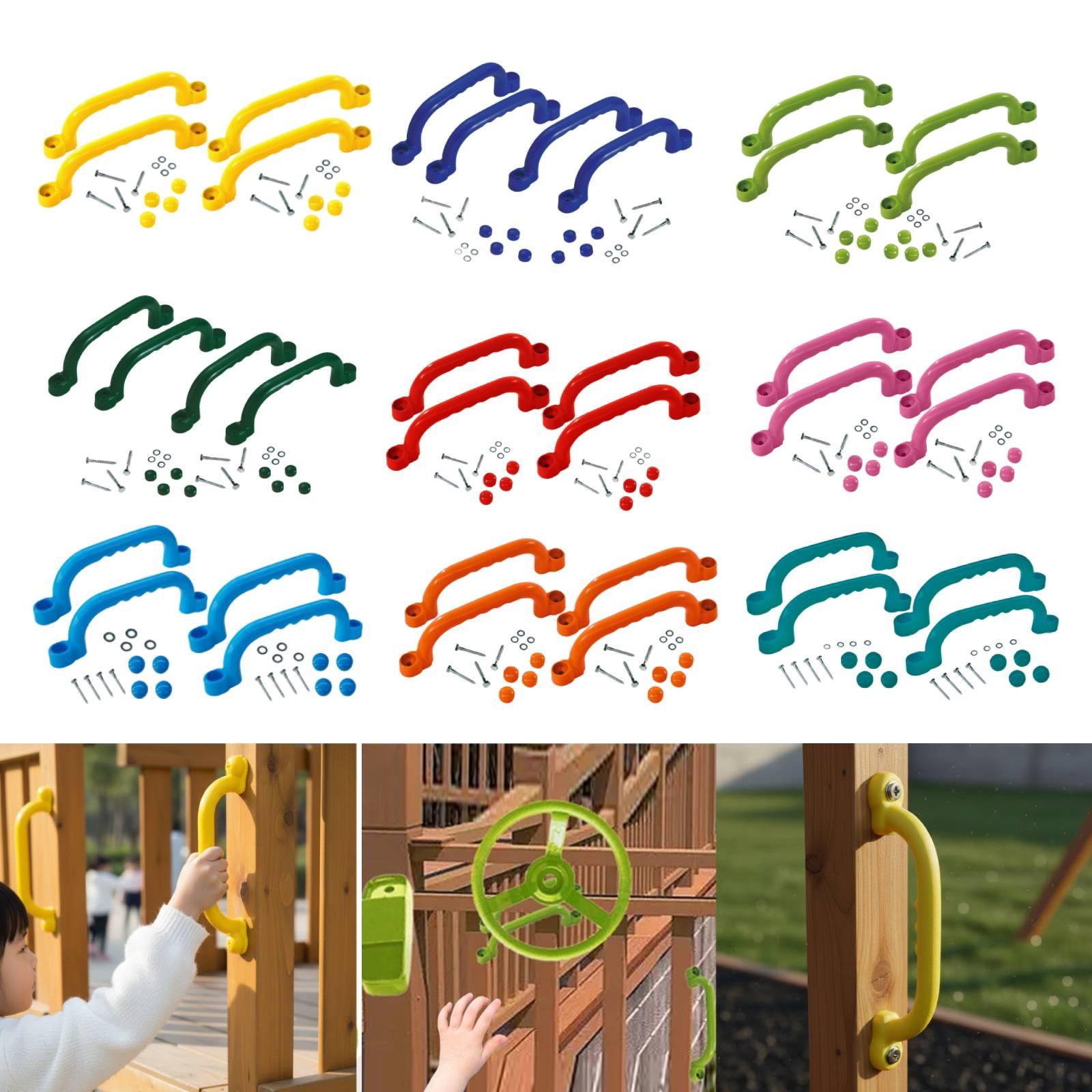 4x Climbing Handles Easy to In - Kids Outdoor Treehouse ulasan dan harga
