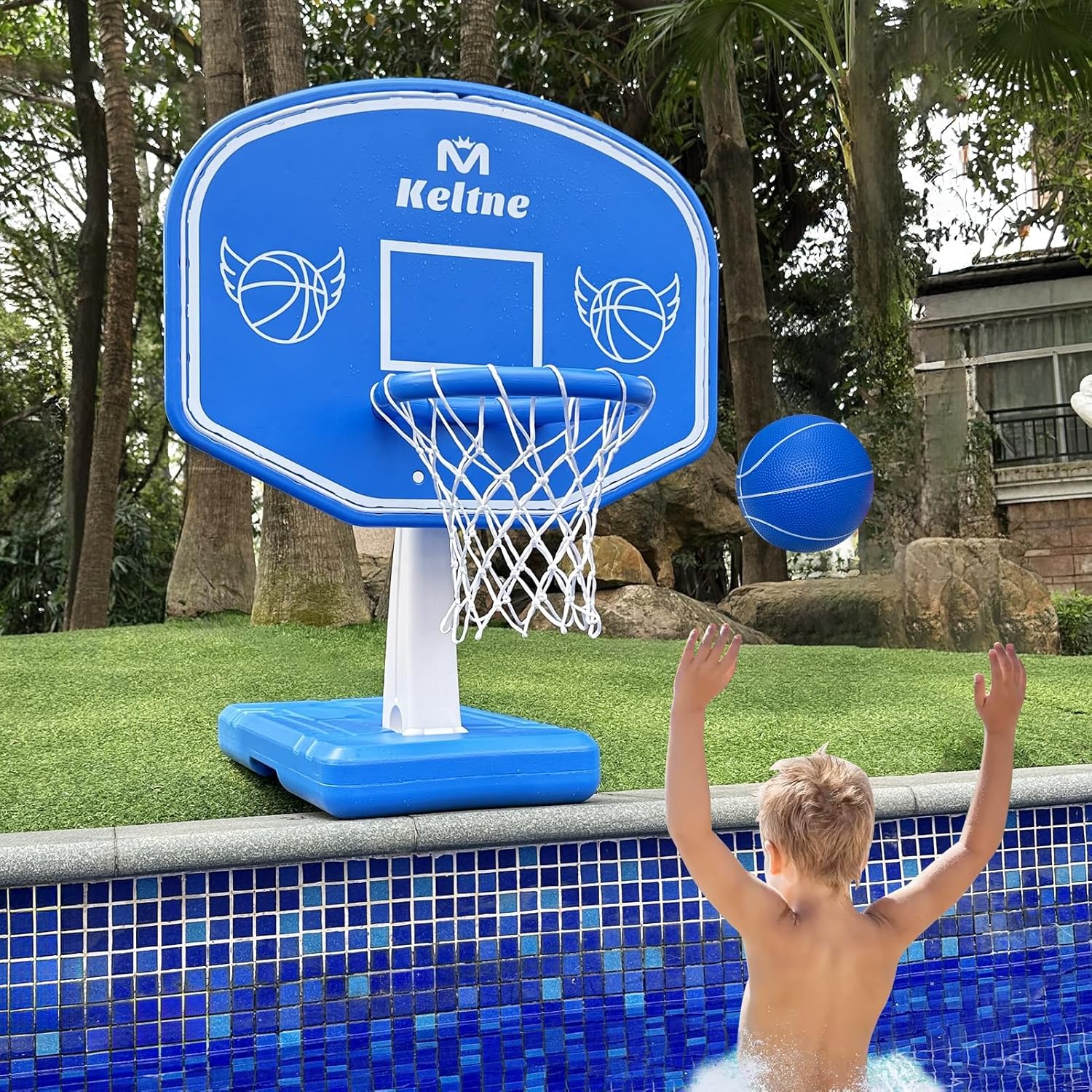 Large Swimming Pool Basketball - Kids Outdoor Basketball Hoop ulasan dan harga