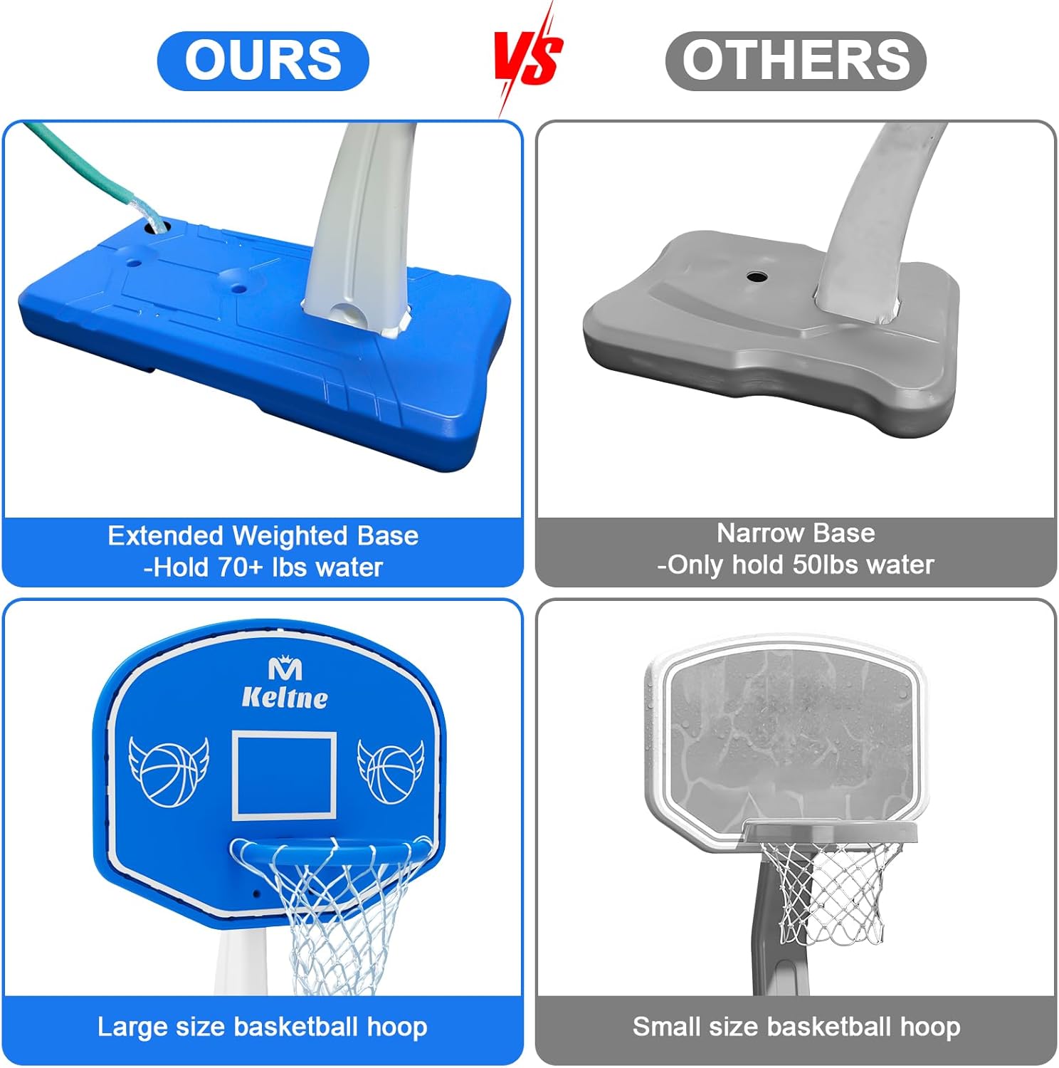 Large Swimming Pool Basketball - Kids Outdoor Basketball Hoop ulasan dan harga
