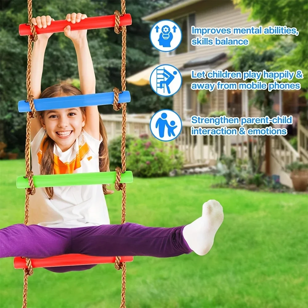 1pc Colorful Kids Climbing Lad - Kids Outdoor Ladder ulasan dan harga