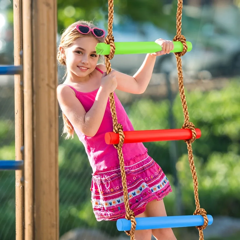 1pc Colorful Kids Climbing Lad - Kids Outdoor Ladder ulasan dan harga