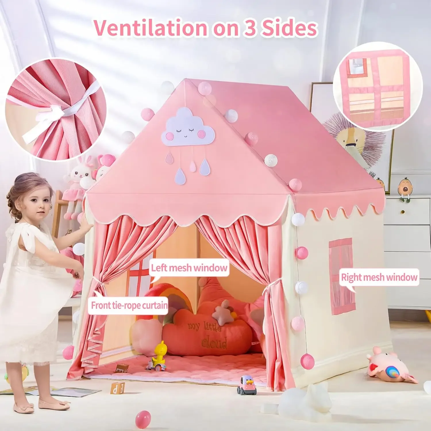 Children Play Tent Princess Ca - Kids Outdoor Play Tent ulasan dan harga