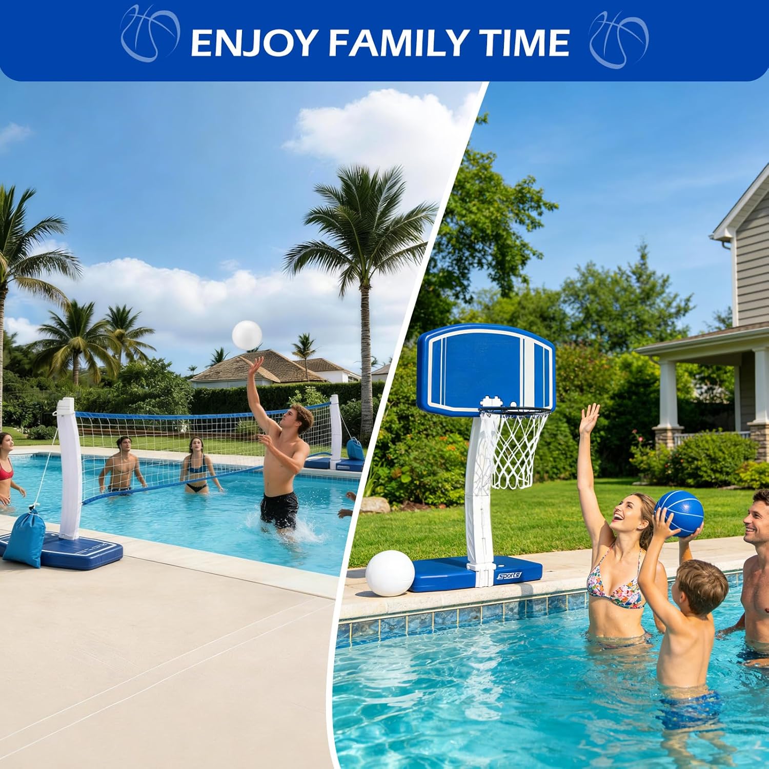 Above Ground Pool Basketball H - Kids Outdoor Fun ulasan dan harga