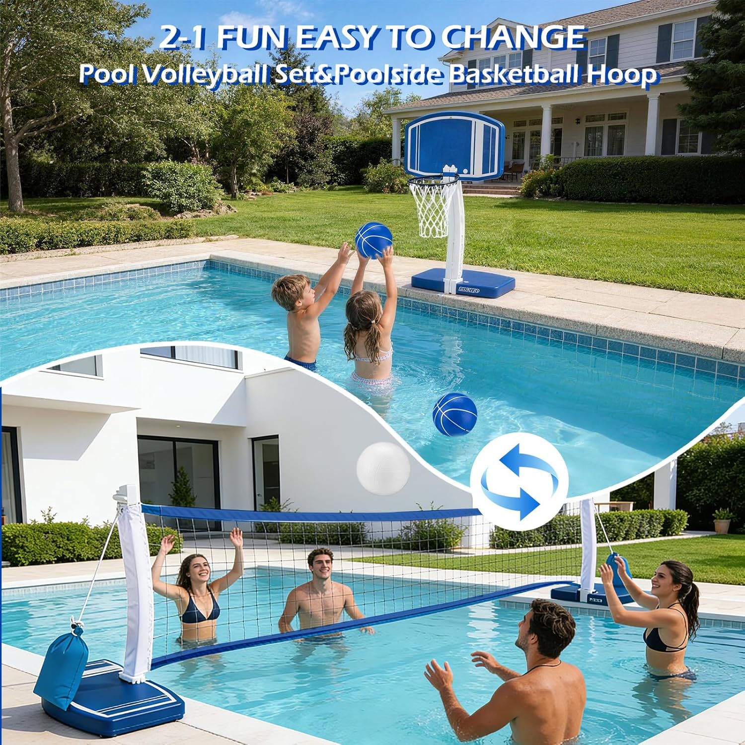 Above Ground Pool Basketball H - Kids Outdoor Fun ulasan dan harga