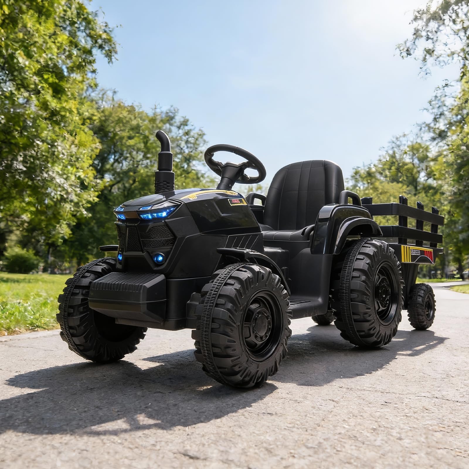 12V Kids Ride On Tractor With  - Kids Outdoor Music ulasan dan harga