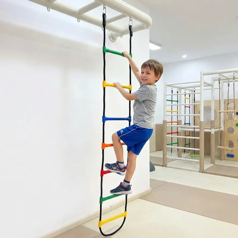 Colorful Plastic Rope Ladder f - Kids Outdoor Ladder ulasan dan harga