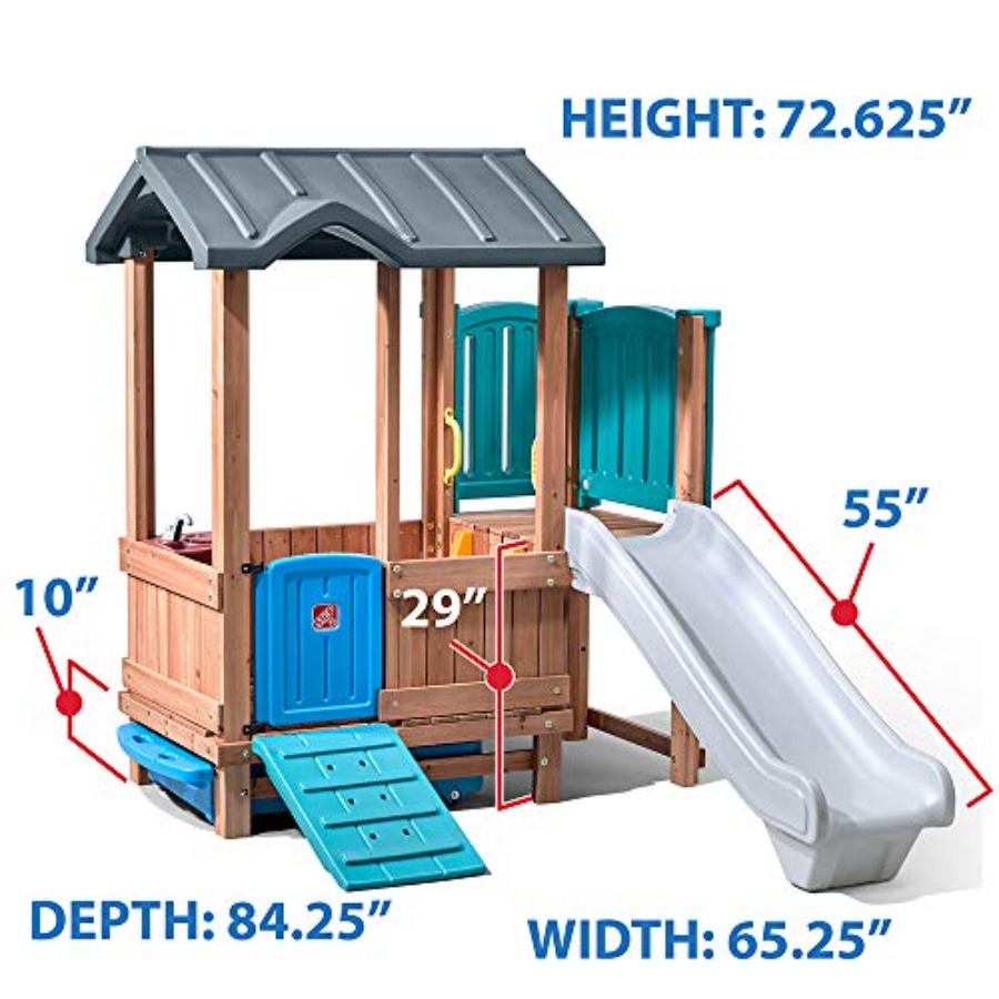 Woodland Adventure Playhouse & - Kids Outdoor Playhouse ulasan dan harga