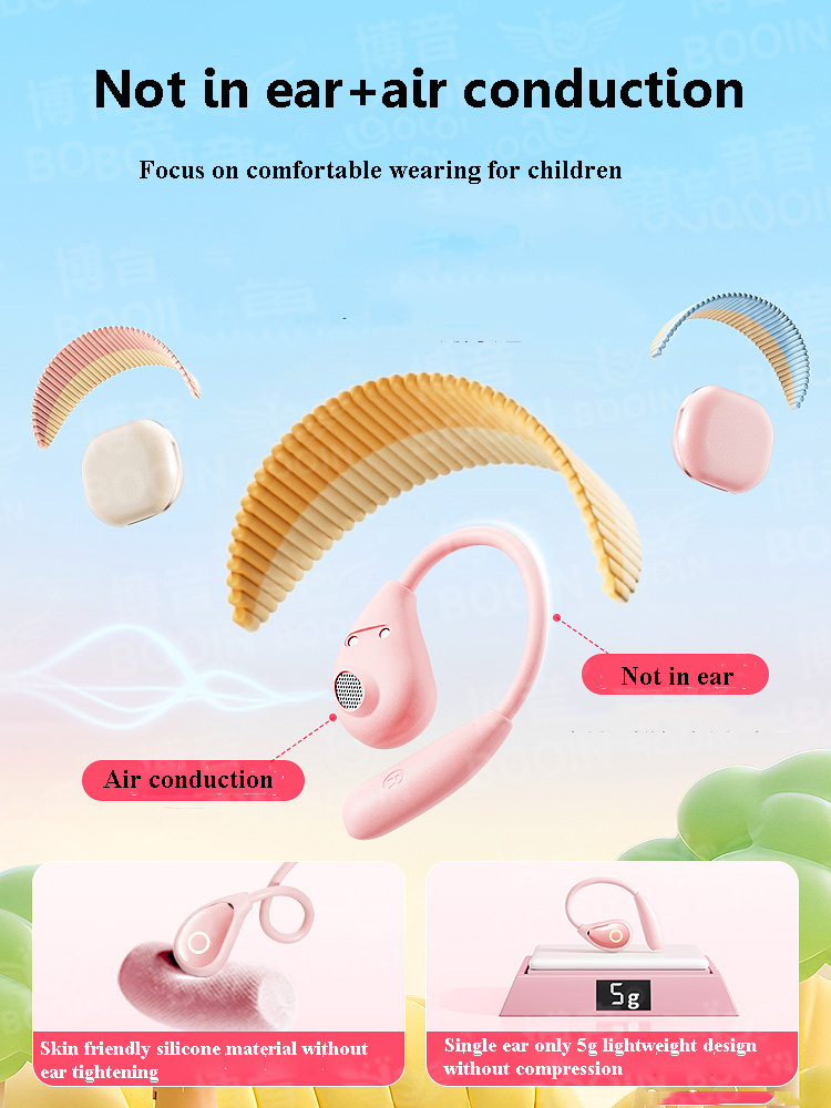 Kids Open Ear Bluetooth Headse - Kids Outdoor Music ulasan dan harga