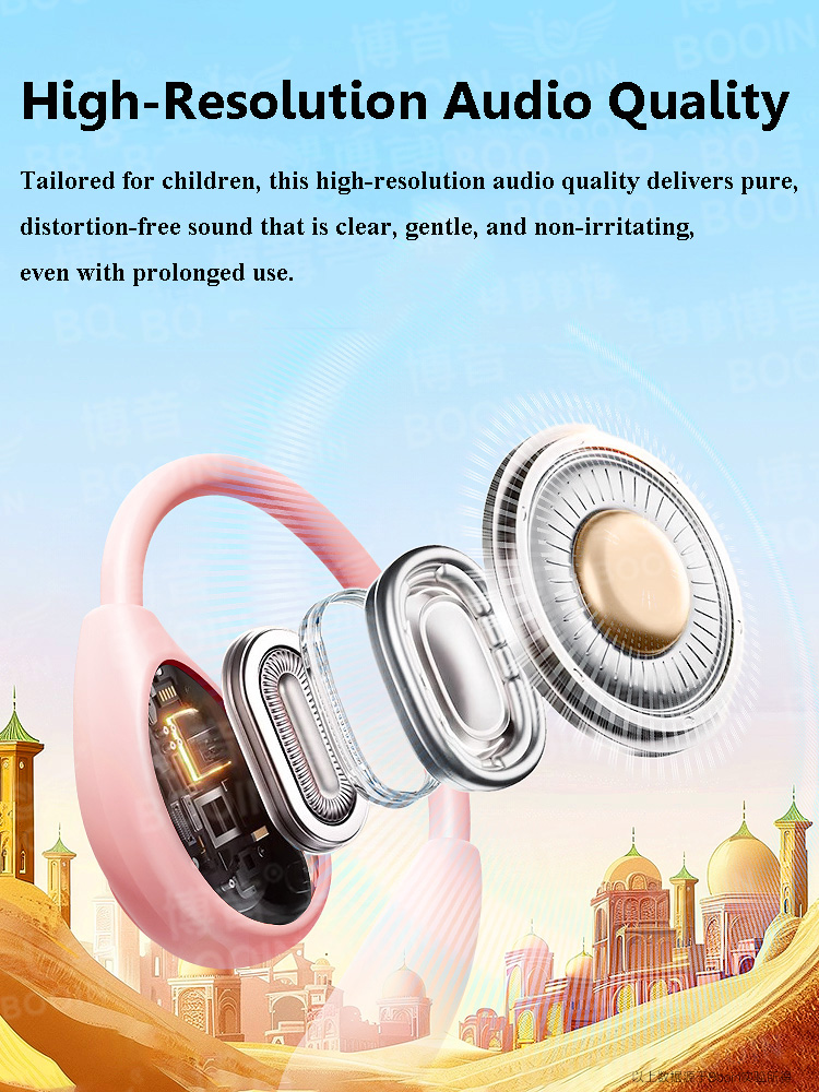 Kids Open Ear Bluetooth Headse - Kids Outdoor Music ulasan dan harga