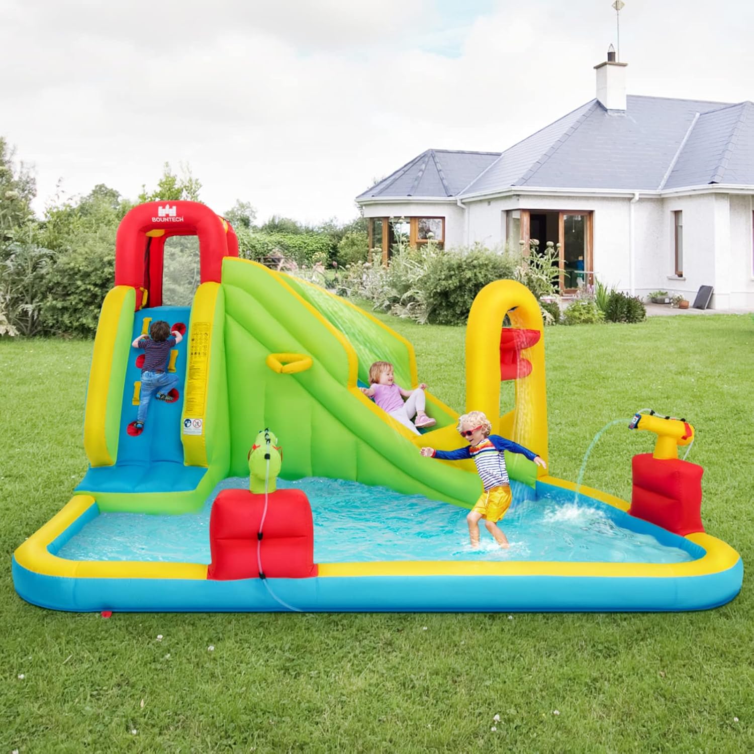 Mega Inflatable Water Park Bou - Kids Outdoor Gifts ulasan dan harga