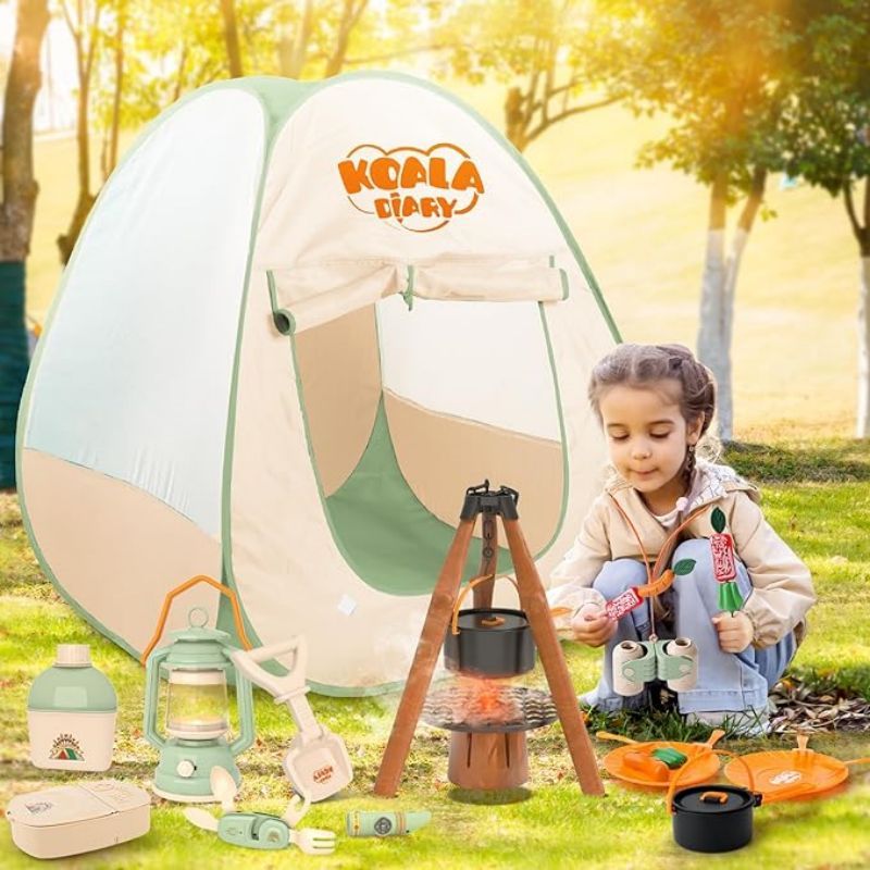 Kids Camping Set Toddler Toys  - Kids Outdoor Play Tent ulasan dan harga