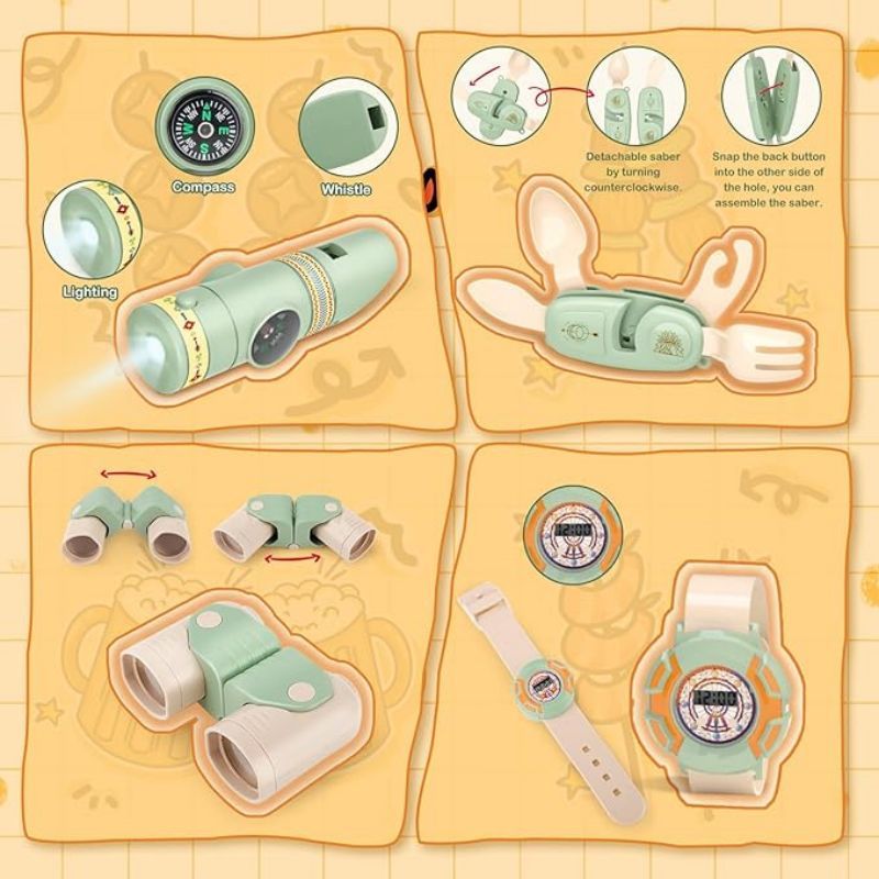 Kids Camping Set Toddler Toys  - Kids Outdoor Play Tent ulasan dan harga