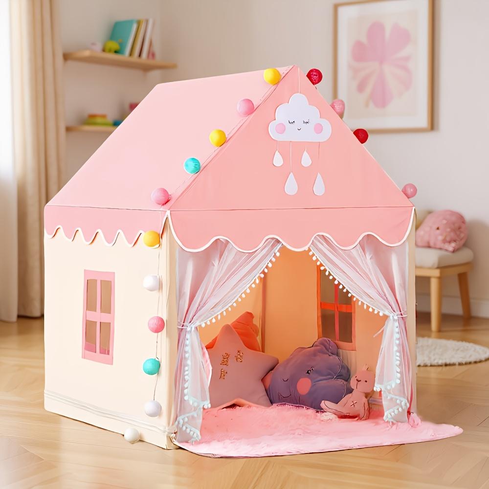 Large Pink Girls & Boys Castle - Kids Outdoor Hideout ulasan dan harga