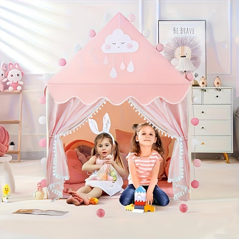 Large Pink Girls & Boys Castle - Kids Outdoor Hideout ulasan dan harga