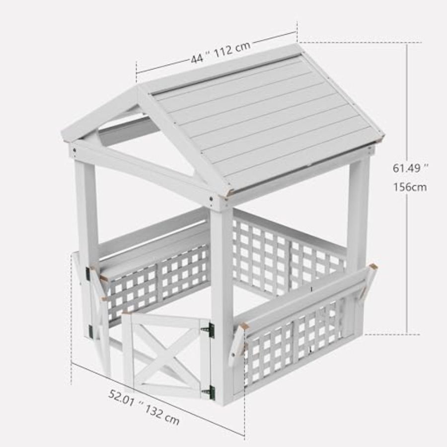 Outdoor Wooden Playhouse For K - Kids Outdoor Playhouse ulasan dan harga