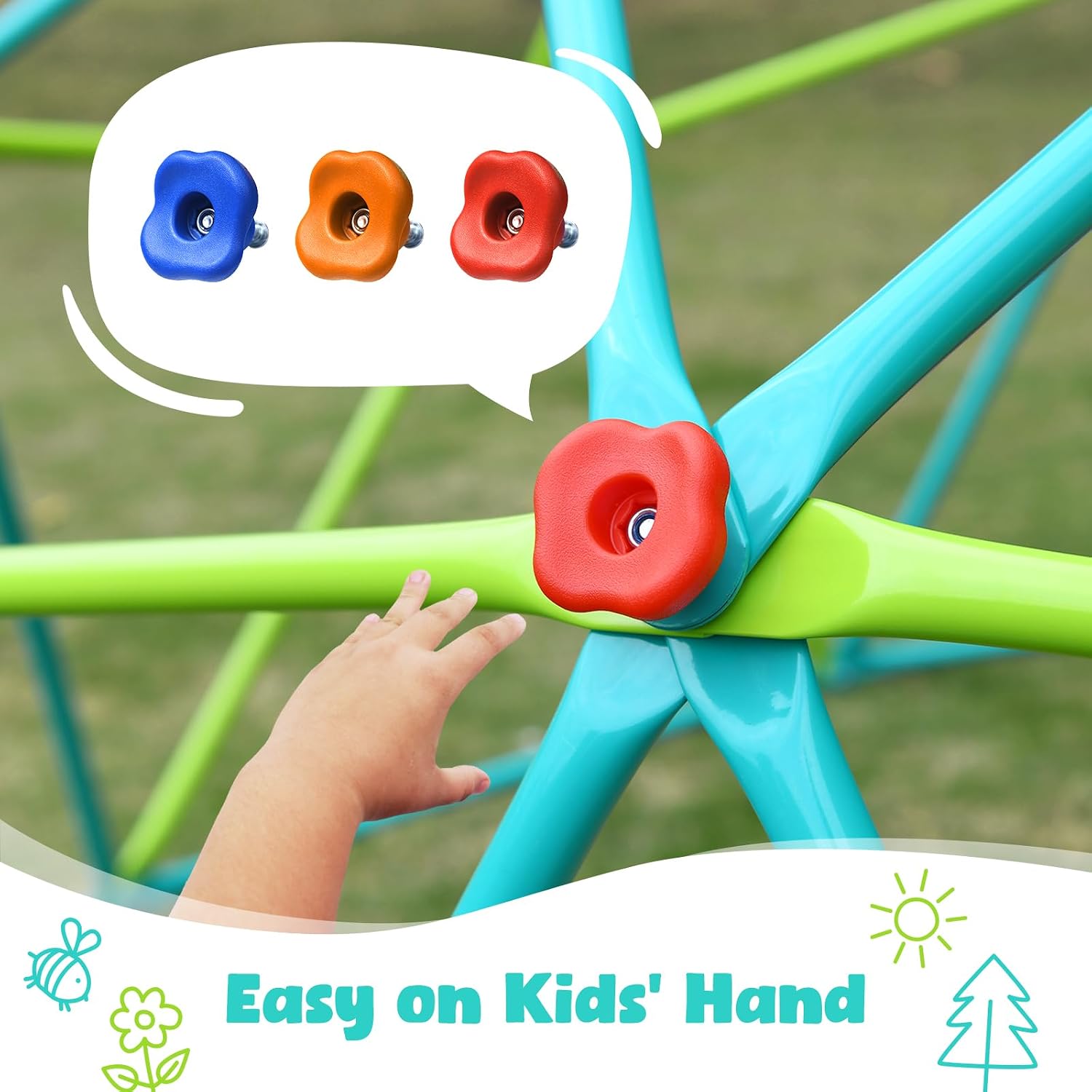 10 ft Climbing Dome Swing Set  - Kids Outdoor Gym ulasan dan harga